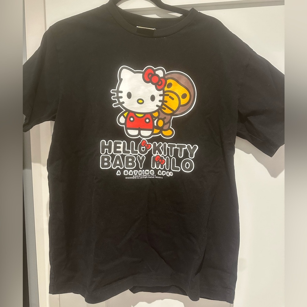 Hello Kitty Baby Milo Black T-Shirt